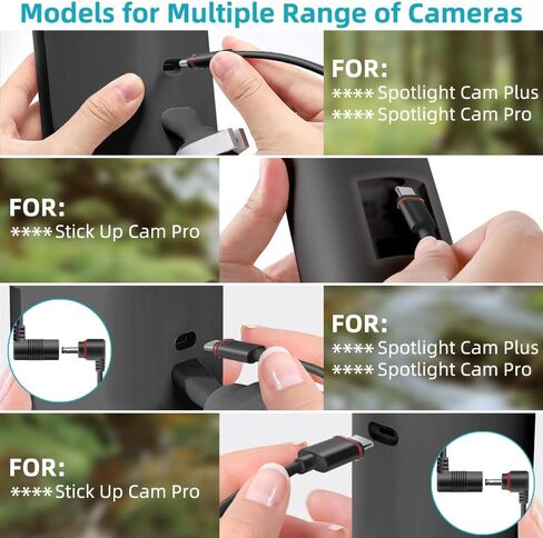 2pcs قابس برميل إلى محول USB-C للكاميرات في الهواء الطلق Ring USB C ، محول برميل متوافق مع لوحة حلقة الطاقة الشمسية للعصا كام وكامات الضوء ، الأسود in Kuwait