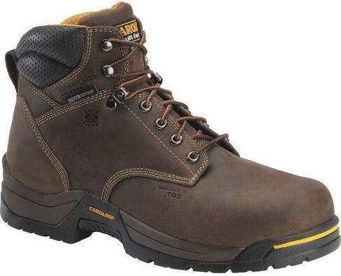 Carolina Men's CA5021 Bruno Lo 6Soft Toe Insulated Waterproof Work Boot Dark Brown 9.5 D in Kuwait