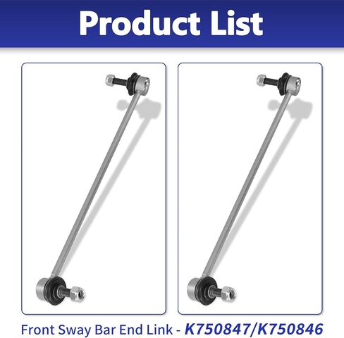 Sway Bar Links, K750847 K750846 Front Stabilizer Sway Bar End Link Compatible With Honda HR-V 2016-2022 All Models- 2 PCS in Saudi Arabia