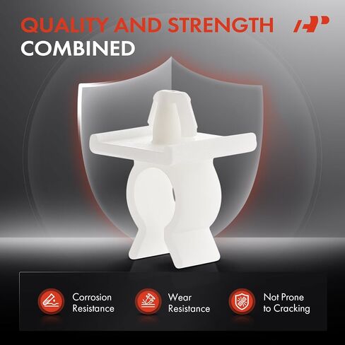A -premium 20pcs نايلون دعامة دعامة الدعم دعم مقاطع الاحتفاظ بمقاطعات متوافقة مع نيسان ألتيما ، روغ ، سينترا ، بالعكس in Saudi Arabia