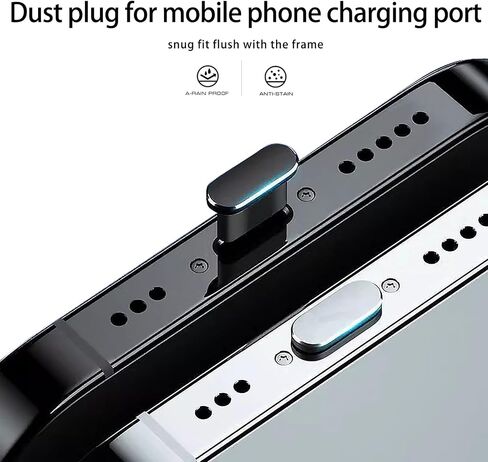 Mobile Phone Speaker Metal Dust Mesh, typeC Charging Port dust Plug, USB C Cleaning Brush Cleaning Tool Set for iPhone 15 16 Series in Saudi Arabia