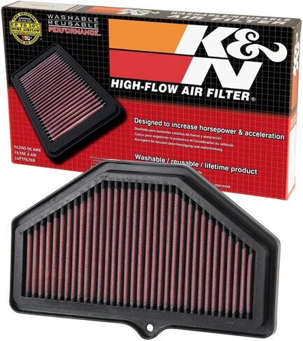 K&N Engine Air Filter: High Performance ، Premium ، PowerSport Air Filter: Fits 2004-2005 Suzuki (GSXR600 ، GSXR750) SU-7504 in Saudi Arabia