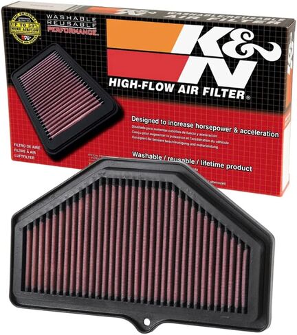 K&N Engine Air Filter: High Performance ، Premium ، PowerSport Air Filter: Fits 2004-2005 Suzuki (GSXR600 ، GSXR750) SU-7504 in Saudi Arabia