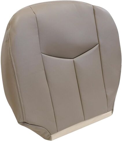 Priprilod # 922 Gray Leather Driver & Passenger Bottom & Top Lean Back & Armrests Compatible with Chevy Silverado Sierra Tahoe Suburban Avalanche Yukon Yukon XL 2003 2004 2005 2006 in Kuwait