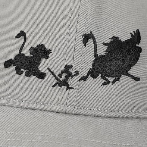 Lion King Simba Timon & Pumba Silhouettes Men's Gray Unstructured Baseball Cap in Saudi Arabia