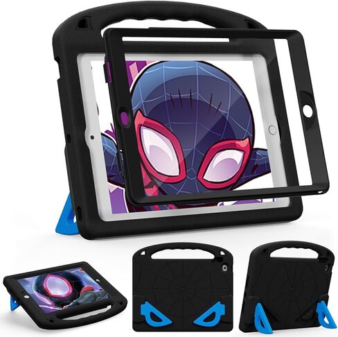Kids Case for iPad 9th/8th/7th Generation (iPad 10.2 inch 2021/2020/2019), Shockproof Case with Screen Protector (Red) in Kuwait