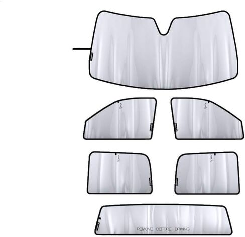 WeatherTech Sunshade Window Shade for Ram Truck 1500, 2500/3500, Ram Truck 1500 Classic - Crew Cab - Full Vehicle Kit (TS0005K2) in Saudi Arabia