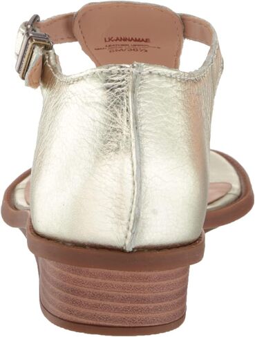 Lucky Brand Women's Annamae T-Strap Sandal Wedge, Cortado, 6.5 in Saudi Arabia
