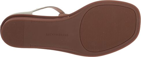 Lucky Brand Women's Annamae T-Strap Sandal Wedge, Cortado, 6.5 in Saudi Arabia