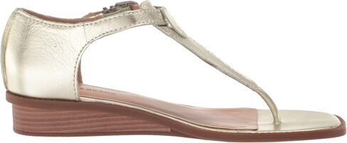 Lucky Brand Women's Annamae T-Strap Sandal Wedge, Cortado, 6.5 in Saudi Arabia
