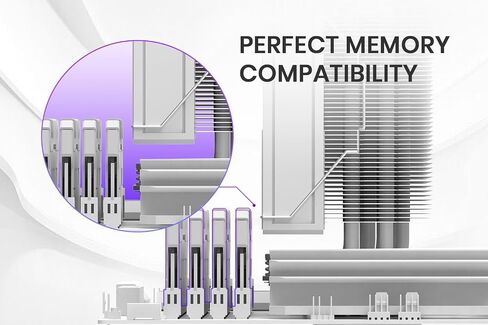 ID-COOLING FROZN A410 GDL Limited Edition CPU Cooler, 2x120mm FDB Fans in Push-Pull Configuration, 100% RAM Clearance, Black Air Cooler with Golden Lines Decorated, Support Intel and AMD Sockets in Saudi Arabia
