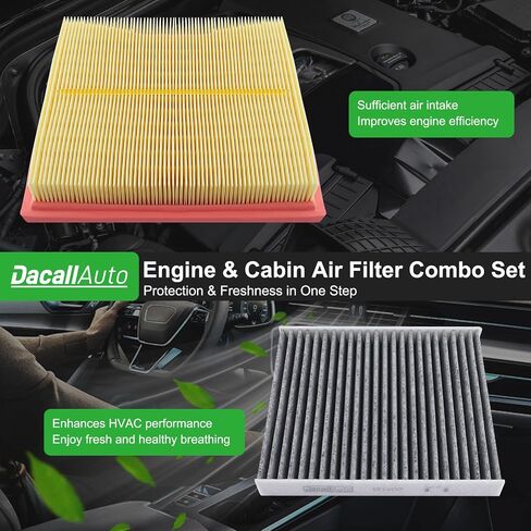 Engine & Cabin Air Filter Set for Subaru Ascent (2019-2024), Crosstrek (2018-2023), Impreza (2017-2024), Legacy (2020-2024), Outback (2020-2024). Replace CF12157, CA12295 in Saudi Arabia