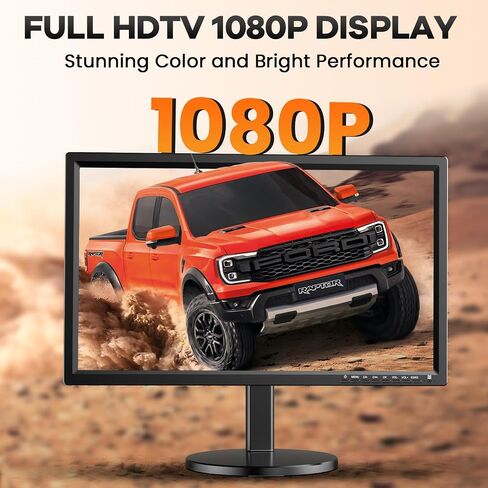 22 "تلفزيون ، تلفزيون بشاشة مسطحة صغيرة مع هوائي ، HDMI ، USB ، تلفزيون غير ذكي Full HD 1080p ، مثالي للمنزل ، المطبخ ، RV in Saudi Arabia