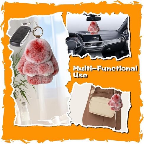 سلسلة مفاتيح عيد الفصح مع صندوق الصفيح ، سلاسل مفاتيح محظوظة بونيلولو ، سلسلة مفاتيح أرنب ناعمة مصنوعة يدويًا in Kuwait