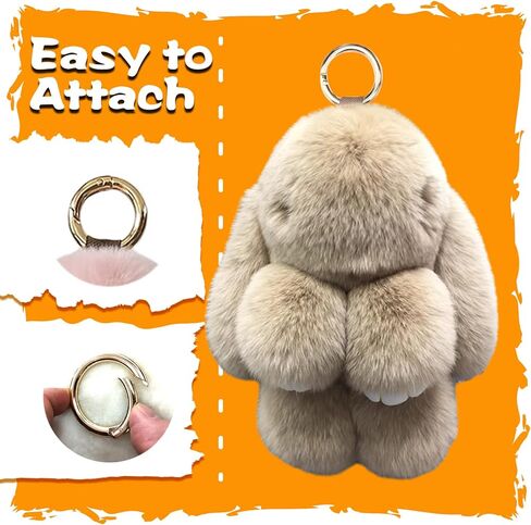 سلسلة مفاتيح عيد الفصح مع صندوق الصفيح ، سلاسل مفاتيح محظوظة بونيلولو ، سلسلة مفاتيح أرنب ناعمة مصنوعة يدويًا in Kuwait