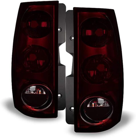 ACANII - For 2007-2014 GMC Yukon XL 1500 2500 [Red Smoked] Tail Lights Brake Lamps Left+Right in Kuwait