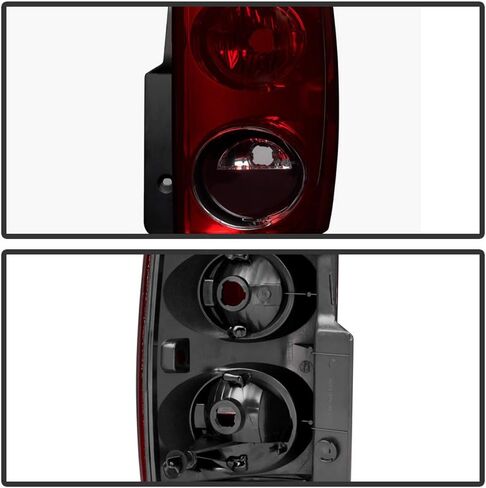 ACANII - For 2007-2014 GMC Yukon XL 1500 2500 [Red Smoked] Tail Lights Brake Lamps Left+Right in Kuwait