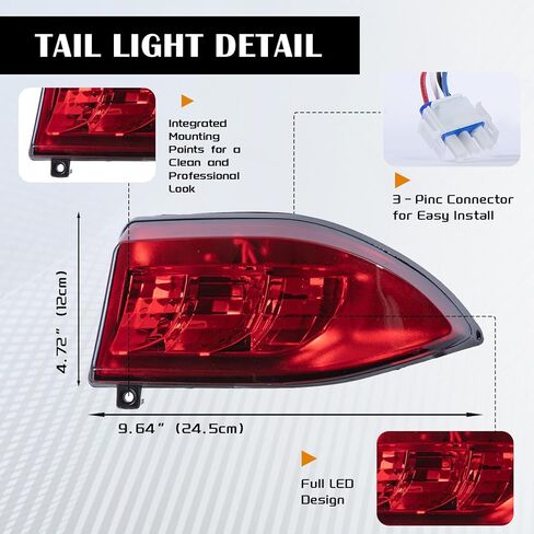 VPAHub Club Car Precedent LED Street Legal Light Kit 48V, Headlight, Taillight, Wire Harness, Turn Signal Switch, Horn, Steering Wheel Cover in Saudi Arabia