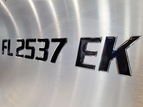 Domed 3D Boat Registration Numbers and Letters Sport Series Carbon Fiber/Chrome,16 PCS in Saudi Arabia