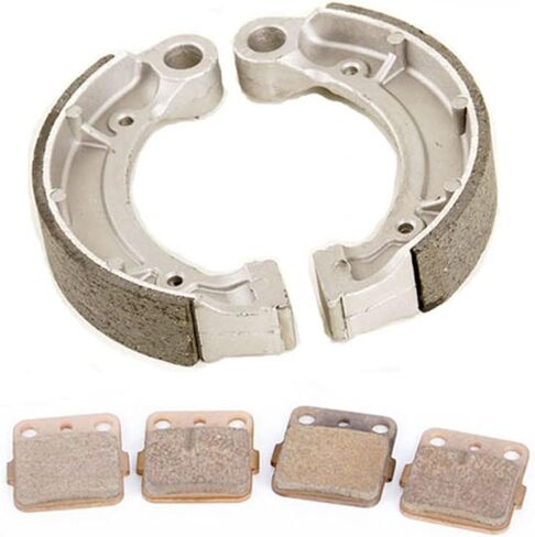Race Driven Front and Rear Brake Pads & Shoes for Yamaha Grizzly Bruin Big Bear Kodiak Wolverine YFM 250 350 400 in Saudi Arabia
