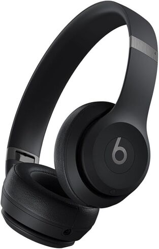 Beats Solo 4 - سماعات Bluetooth اللاسلكية على الأذن ، Apple & Android متوافقة ، تصل إلى 50 ساعة من عمر البطارية - أبيض دافئ (متجدد) in Saudi Arabia