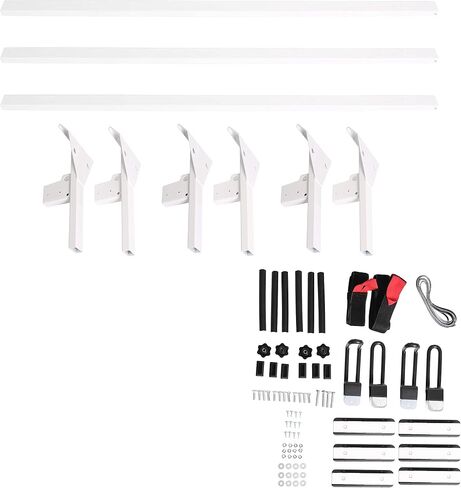 HECASA Roof Racks Compatible with 1996-2023 Chevy Chevrolet Express Fullsize 750 LBS Roof Cargo Rack 59" Van 3 bar Ladder in Saudi Arabia