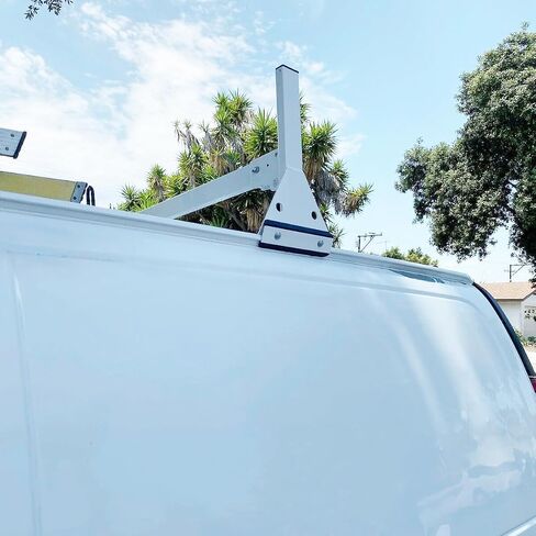 HECASA Roof Racks Compatible with 1996-2023 Chevy Chevrolet Express Fullsize 750 LBS Roof Cargo Rack 59" Van 3 bar Ladder in Saudi Arabia