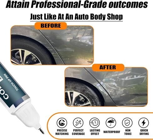 Qak Glacier White Touch Up Paint ل Nissan ، و Car Paint Pen Scratch Repair in Kuwait