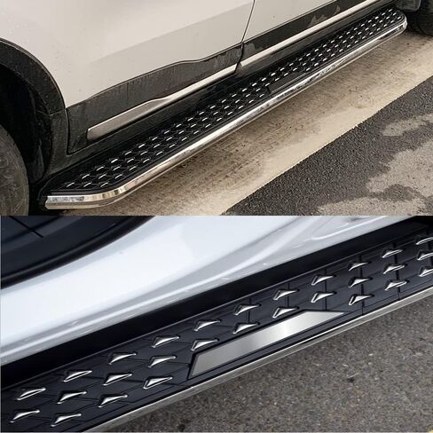 2 pcs fits for Lexus NX 2022-2025 Running Board Side Step Nerf Bar Pedal Aluminium (with Brackets) in Saudi Arabia