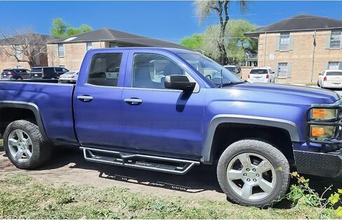 ألواح الجري خطوات إسقاط للفترة 2007-2018 Chevy Silverado/GMC Sierra 1500 ، 2007-2019 Silverado/Sierra 2500HD/3500HD Double/Extended Side Step Step Nerf Bars ، Black Black in Kuwait