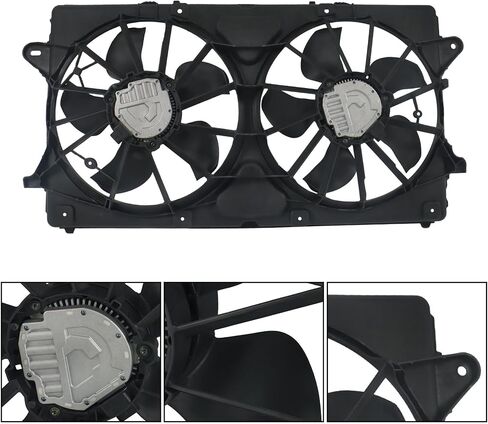 Dual Radiator Cooling Fan Assy with Brushless Motor Replacement for Chevy Silverado 1500 Tahoe GM3115349 in Saudi Arabia