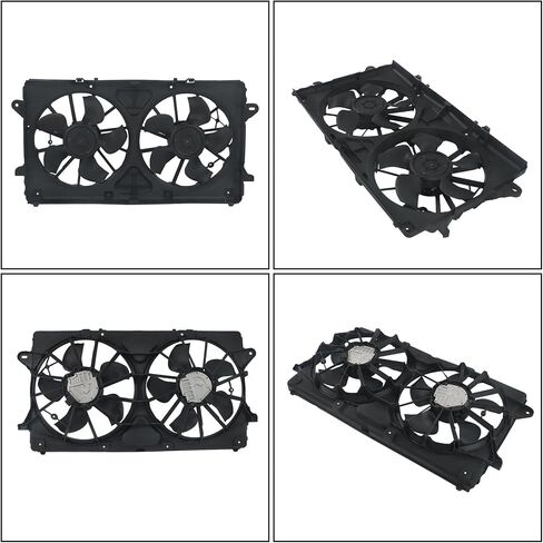 Dual Radiator Cooling Fan Assy with Brushless Motor Replacement for Chevy Silverado 1500 Tahoe GM3115349 in Saudi Arabia