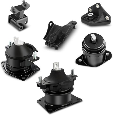 مجموعة من 5 ، مجموعة محرك محرك ومجموعة جبل ناقل الحركة متوافقة مع هوندا أكورد 2009 2009 2010 2011 2012 L4 2.4L استبدال الأوتوماتيكي ل A4572 A4565 A4570 A4561 A4584 in Kuwait