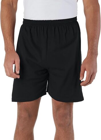 100% Cotton Gym Shorts with Internal Drawcord, Athletic Fit, Multi-Needle Waistband in Saudi Arabia