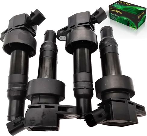 4Pcs 27301-2B100 Ignition Coil Pack For 2012-2020 Hyundai Accent 2012-2017 Veloster 1.6L-L4, Kia Rio Soul 2012-2019 l4-1.6L Replace# 8010627｜8530413｜5C1860｜JM5378｜UF-652｜UF652｜C1803｜880328 in Saudi Arabia