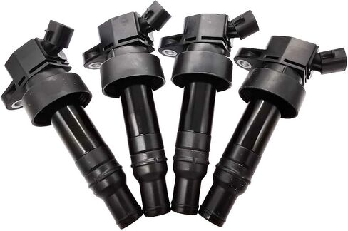 4Pcs 27301-2B100 Ignition Coil Pack For 2012-2020 Hyundai Accent 2012-2017 Veloster 1.6L-L4, Kia Rio Soul 2012-2019 l4-1.6L Replace# 8010627｜8530413｜5C1860｜JM5378｜UF-652｜UF652｜C1803｜880328 in Saudi Arabia