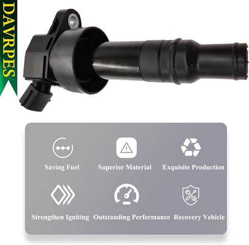 4Pcs 27301-2B100 Ignition Coil Pack For 2012-2020 Hyundai Accent 2012-2017 Veloster 1.6L-L4, Kia Rio Soul 2012-2019 l4-1.6L Replace# 8010627｜8530413｜5C1860｜JM5378｜UF-652｜UF652｜C1803｜880328 in Saudi Arabia