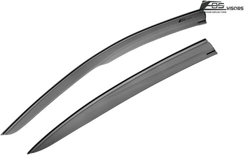 Fits All 2013-2020 Acura ILX | EOS Visors JDM Mugen Style Smoke Tinted Side Vents Window Deflectors Rain Guards DWV-V107 in Saudi Arabia
