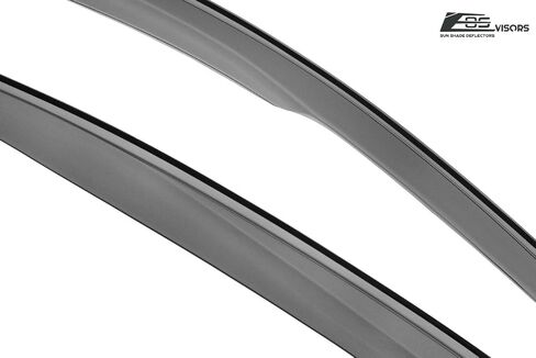 Fits All 2013-2020 Acura ILX | EOS Visors JDM Mugen Style Smoke Tinted Side Vents Window Deflectors Rain Guards DWV-V107 in Saudi Arabia