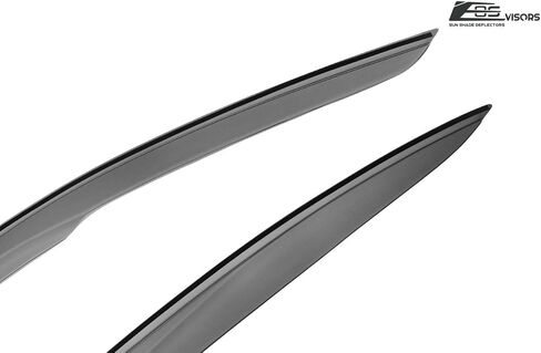 Fits All 2013-2020 Acura ILX | EOS Visors JDM Mugen Style Smoke Tinted Side Vents Window Deflectors Rain Guards DWV-V107 in Saudi Arabia