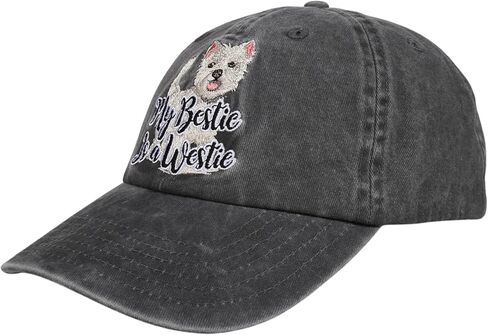 InnoBeta Westie Mom Gifts Hat for Women, Westie Gifts for Christmas, Birthday, Adjustable Embroidered Baseball Cap in Saudi Arabia