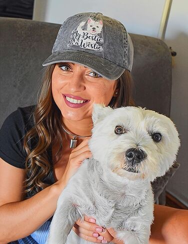 InnoBeta Westie Mom Gifts Hat for Women, Westie Gifts for Christmas, Birthday, Adjustable Embroidered Baseball Cap in Saudi Arabia