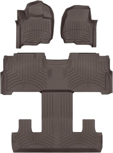Weathertech Floorliner HP مخصص FIT FLOOR STAS FOR EXPENTIDE ، Navigator-مجموعة كاملة (441295-1-4IM) ، الأسود in Kuwait