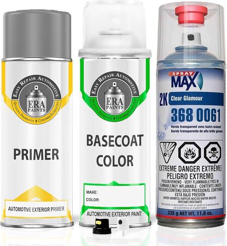 Era Paints ZF/ ZR - White White for Ford Match Match Automotive Pray Pray - Kit Premium W/ 2K 3680061 ClearCoat in Kuwait