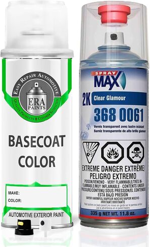 Era Paints ZF/ ZR - White White for Ford Match Match Automotive Pray Pray - Kit Premium W/ 2K 3680061 ClearCoat in Kuwait