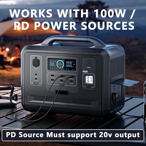 كابل Otpeir Starlink Mini ، 16.4 قدمًا من نوع USB Mini type C إلى DC Cable Cable ، اعمل مع مصدر 100W+ PD ، مدخلات مقاومة للماء USB Type C إلى DC كابل ، 18AWG 5M in Kuwait