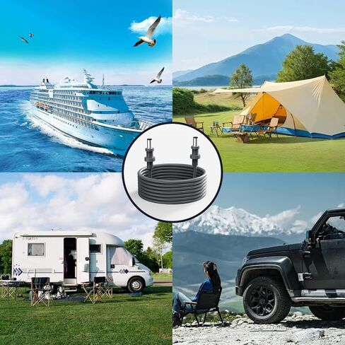 كابل Otpeir Starlink Mini ، 16.4 قدمًا من نوع USB Mini type C إلى DC Cable Cable ، اعمل مع مصدر 100W+ PD ، مدخلات مقاومة للماء USB Type C إلى DC كابل ، 18AWG 5M in Kuwait