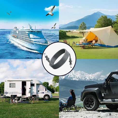 كابل Otpeir Starlink Mini ، 16.4 قدمًا من نوع USB Mini type C إلى DC Cable Cable ، اعمل مع مصدر 100W+ PD ، مدخلات مقاومة للماء USB Type C إلى DC كابل ، 18AWG 5M in Saudi Arabia