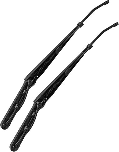 Front Driver Passenger Side Windshield Wiper Arm Fit for Chevrolet Silverado 1500 HD 2500 3500 1999-2002 Suburban 2000-02 Tahoe 2000-01 GMC Sierra Yukon XL Replace 42548 12487597 42535 12487596, 2 Pcs in Saudi Arabia