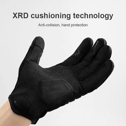 VXW Bicycle Gloves for Men and Women Full Finger Touchscreen Mountain Bike Gloves High Protection Biker Gloves for Cycling in Kuwait